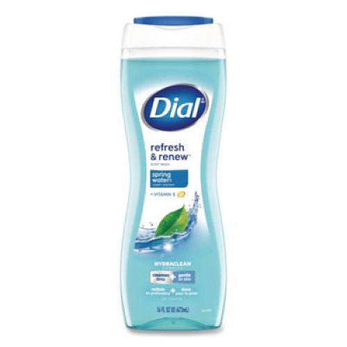 Dial Body Wash, Spring Water Scent, 16 oz, 6/Carton (02653)