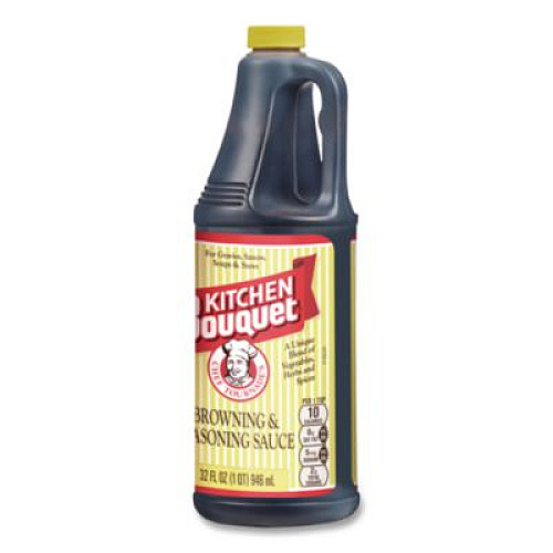 Kitchen Bouquet Browning and Seasoning Sauce, Savory, 32 oz Bottle, 12/Carton (05102CT)