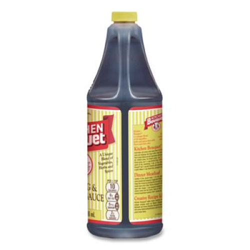 Kitchen Bouquet Browning and Seasoning Sauce, Savory, 32 oz Bottle, 12/Carton (05102CT)