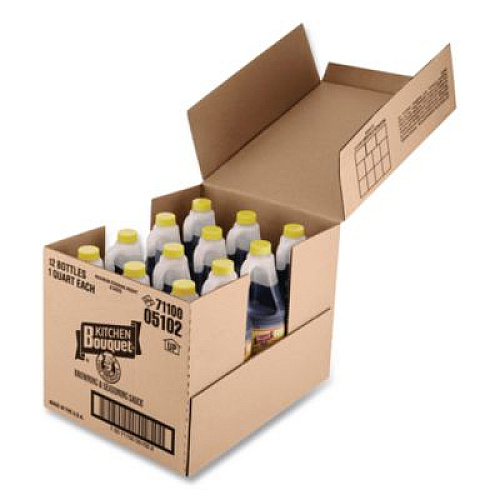 Kitchen Bouquet Browning and Seasoning Sauce, Savory, 32 oz Bottle, 12/Carton (05102CT)