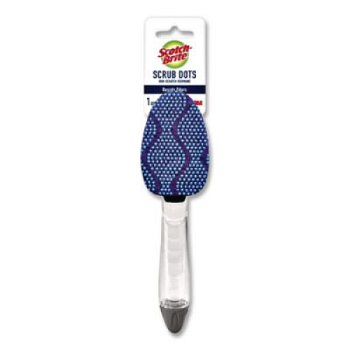 Scotch-Brite Scrub Dots Non-Scratch Dishwand, Blue, 4/Box (6904BX)