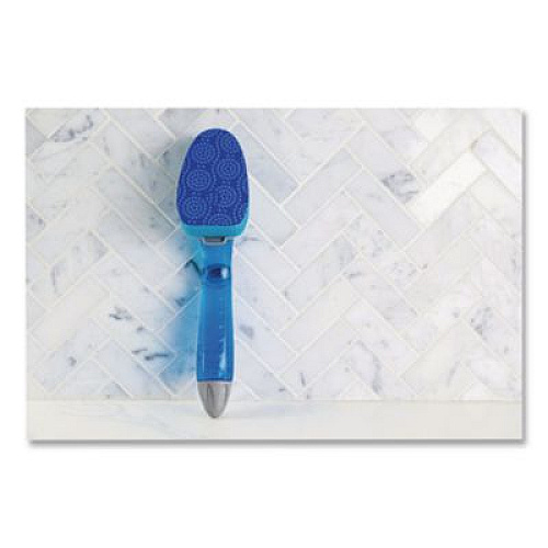 Scotch-Brite Scrub Dots Non-Scratch Dishwand, Blue, 4/Box (6904BX)