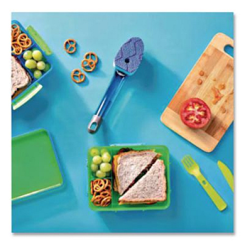 Scotch-Brite Scrub Dots Non-Scratch Dishwand, Blue, 4/Box (6904BX)