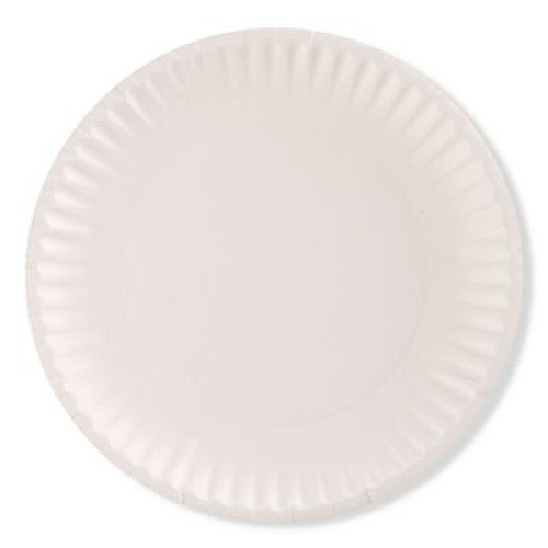 AJM Packaging Corporation Paper Plates, 6" dia, White, 1,000/Carton (PP6AJKWH)