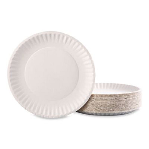 AJM Packaging Corporation Paper Plates, 6" dia, White, 1,000/Carton (PP6AJKWH)