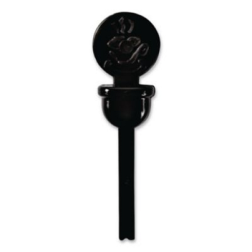 AmerCareRoyal Beverage Plugs, 2", Black, 2,000/Carton (CPLUGBK)