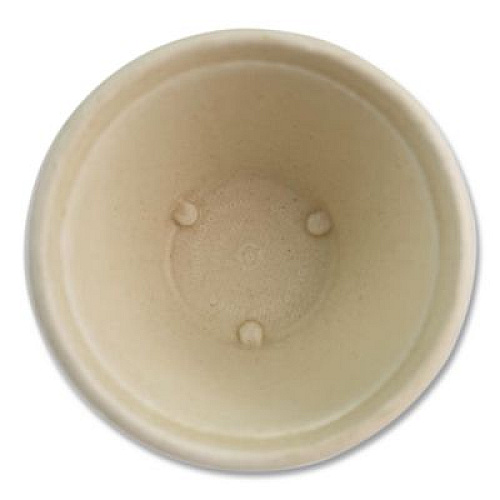 World Centric Fiber Barrel Bowls, 12 oz, 4.5" Diameter x 2.5" h, Natural, Paper, 500/Carton (BBSC12NLFP)