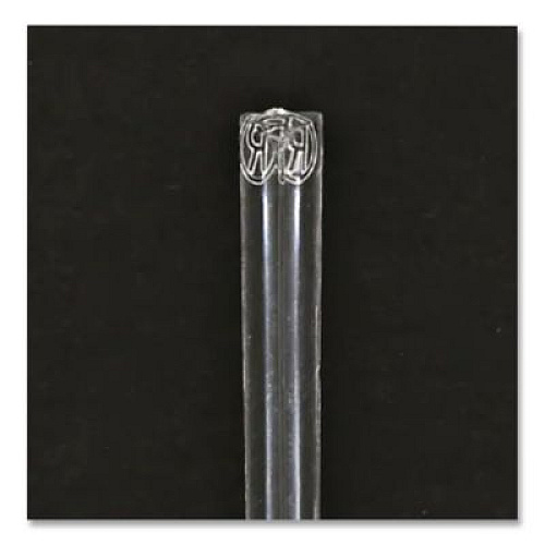 AmerCareRoyal Prism Picks, Plastic, 4", Clear, 500/Box, 5 Boxes/Carton (RP1494C)