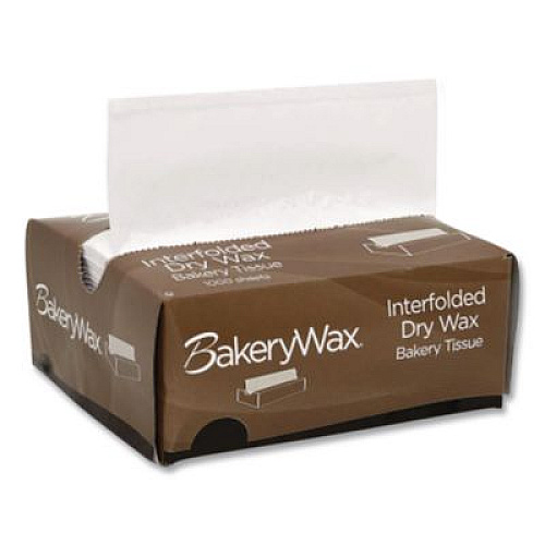 Bagcraft EcoCraft Interfolded Dry Wax Bakery Tissues, 6 x 10.75, White, 1,000/Box, 10 Boxes/Carton (010006)