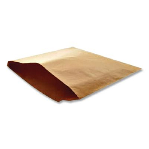 Bagcraft EcoCraft Grease-Resistant Sandwich Bags, 6.5" x 1" x 8", Natural, 2,000/Carton (300100)