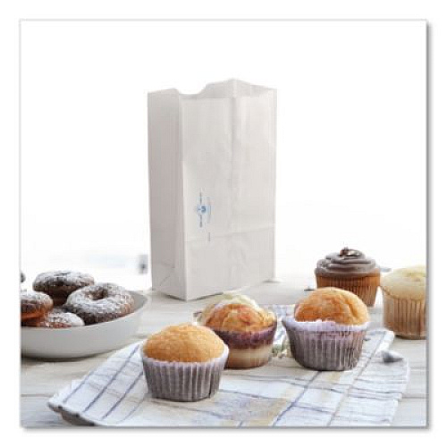 Bagcraft Dubl Wax SOS Bakery Bags, 6.13" x 4" x 12.38", White, 1,000/Carton (300298)