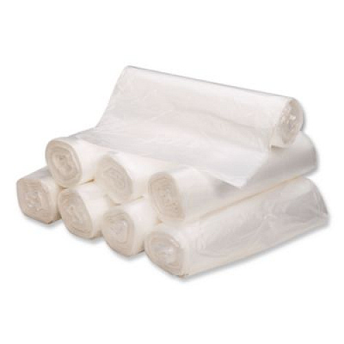 Ultra Plus Can Liners, 16 gal, 8 mic, 24" x 33", Natural, 50 Bags/Roll, 20 Rolls/Carton (HD24338N)