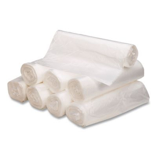 Ultra Plus Can Liners, 30 gal, 10 mic, 30" x 37", Natural, 25 Bags/Roll, 20 Rolls/Carton (HD303710N)