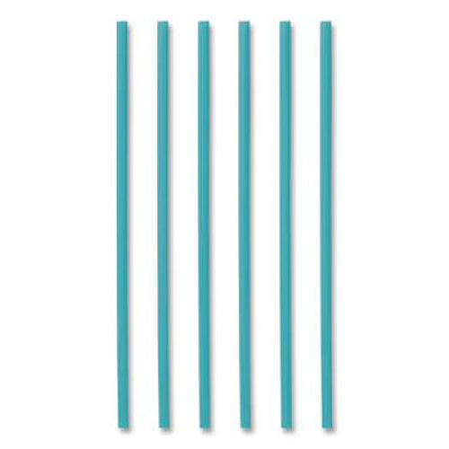 phade Marine Biodegradable Straws, 10.25", PHA, Ocean Blue Color, Wrapped, 250/Box, 8 Boxes/Carton (511179)
