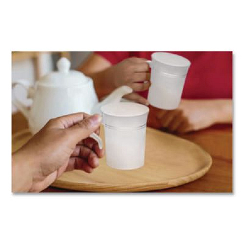 WNA Classicware Plastic Coffee Mugs, 8 oz, White, 8/Pack, 24 Packs/Carton (RSCWM8248W)