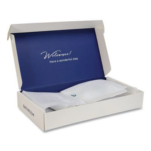 Boardwalk Amenities Kit, Mouth Rinse, Toothbrush, Toothpaste, Body Wash, Shampoo, Green Tea Lemongrass, 12 Kits/Carton (AMENKIT)