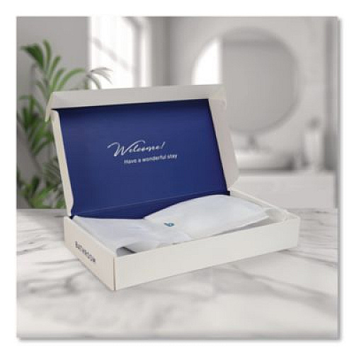 Boardwalk Amenities Kit, Mouth Rinse, Toothbrush, Toothpaste, Body Wash, Shampoo, Green Tea Lemongrass, 12 Kits/Carton (AMENKIT)