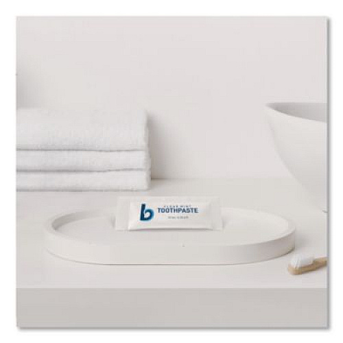 Boardwalk Toothpaste, Peppermint, 0.15 oz Sachet, 1,000/Carton (TPASTEMT)