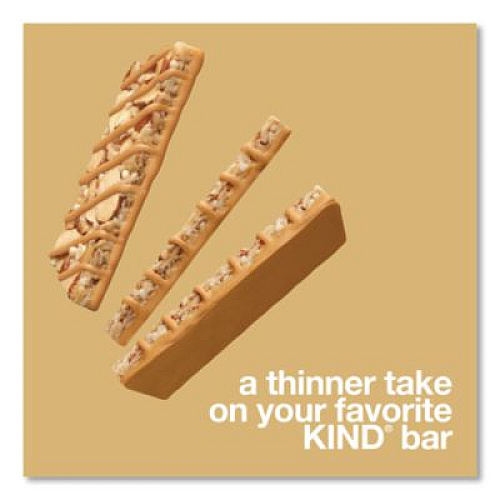 KIND Thins Dark Chocolate Nuts and Sea Salt/Caramel Almond and Sea Salt Variety Pack, 0.74 oz Bar, 20/Box (41888)