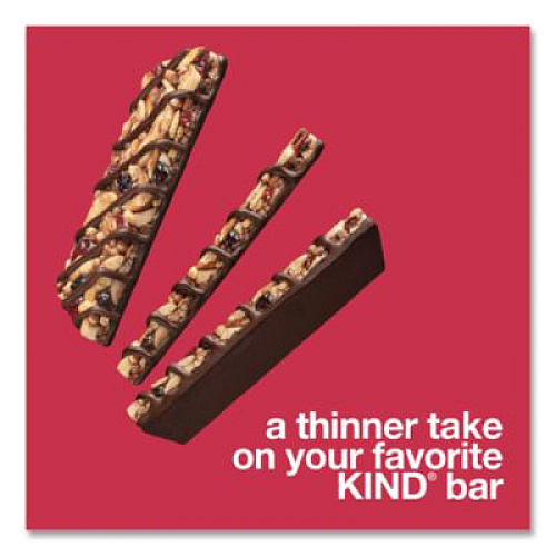 KIND Thins Peanut Butter Dark Chocolate and Dark Chocolate Cherry Cashew Variety Pack, 0.74 oz Bar, 20/Box (41891)