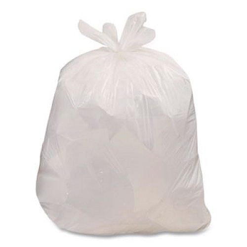 Handi-Bag Super Value Pack Can Liners, 13 gal, 0.6 mil, 23.75" x 28", White, 100/Box (HAB6FK100)