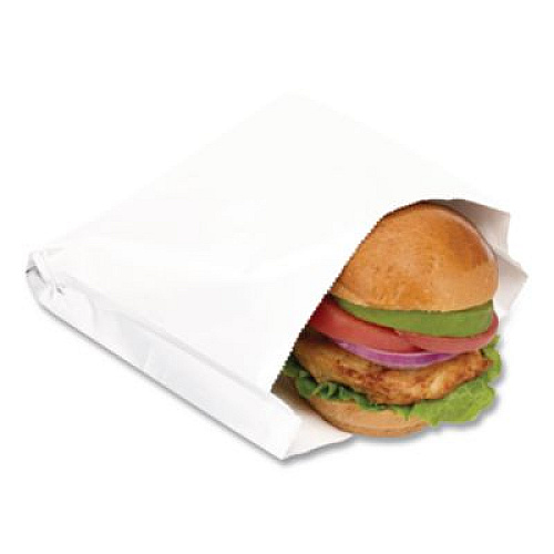 Bagcraft ToGo! Foil Insulator Deli and Sandwich Bags, 5.25" x 3.5" x 12", White, 500/Carton (300496)