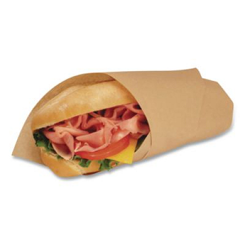 Bagcraft EcoCraft Grease-Resistant Paper Wraps and Liners, 15 x 16, Natural, 1,000/Box, 3 Boxes/Carton (300898)