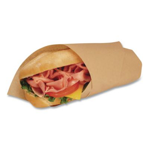 Bagcraft EcoCraft Grease-Resistant Paper Wraps and Liners, 14 x 14, Natural, 1,000/Box, 4 Boxes/Carton (300899)