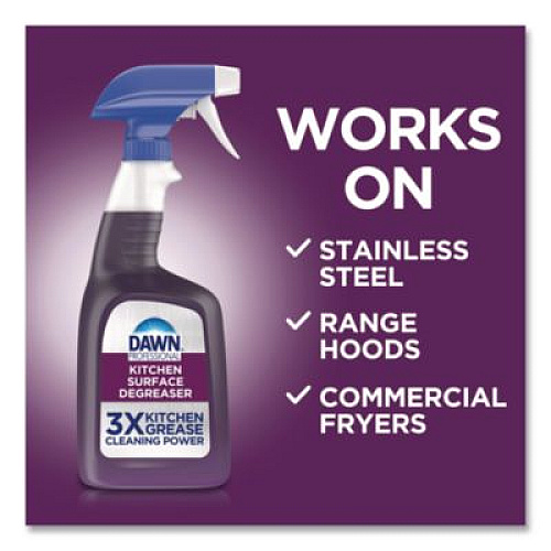 Dawn Professional Kitchen Surface Degreaser, Fresh Scent, 32 oz Spray Bottle (07308EA)