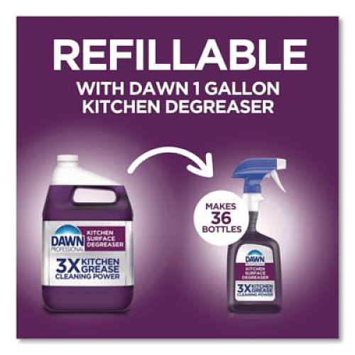 Dawn Professional Kitchen Surface Degreaser, Fresh Scent, 32 oz Spray Bottle (07308EA)