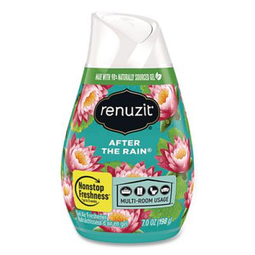 Renuzit Adjustables Air Freshener, After the Rain Scent, 7 oz Solid, 12/Carton (43100CT)