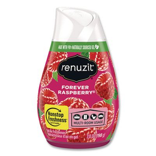 Renuzit Adjustables Air Freshener, Forever Raspberry, 7 oz Solid, 12/Carton (43111CT)