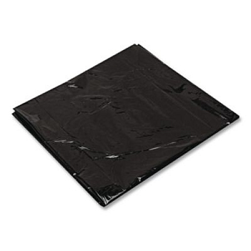Trinity Plastics Low-Density Can Liners, 10 gal, 1 mil, 24" x 23", Black, Flat Pack, 500/Carton (ML2423)