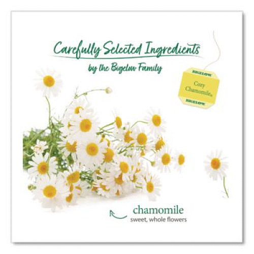 Bigelow Single Flavor Tea, Cozy Chamomile, 28 Bags/Box (00401)