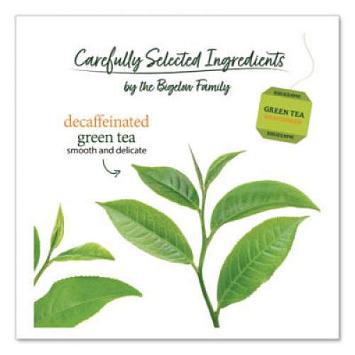 Bigelow Decaffeinated Green Tea, Green Decaf, 0.34 lbs, 28/Box (10347)