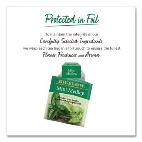 Bigelow Mint Medley Herbal Tea, 28/Box (10393)
