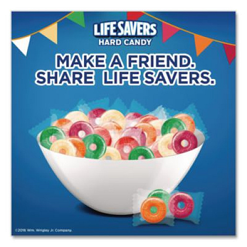 LifeSavers Hard Candy, Original Five Flavors, 6.25 oz Bag (88501)