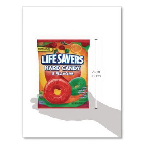 LifeSavers Hard Candy, Original Five Flavors, 6.25 oz Bag (88501)