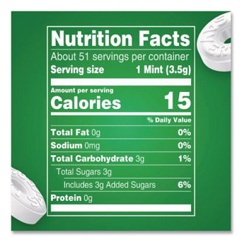 LifeSavers Hard Candy Mints, Wint-O-Green, Individually Wrapped, 6.25 oz Bag (88504)