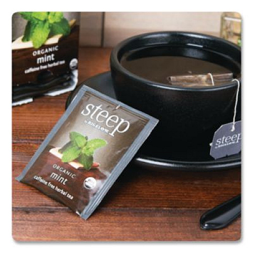 Bigelow steep Tea, Mint, 1.41 oz Tea Bag, 20/Box (17709)