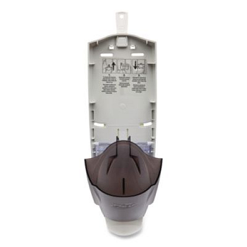Dial Professional 1 Liter Manual Liquid Dispenser, 1 L. 5.1 x 4 x 12.3, Translucent Smoke (03922)