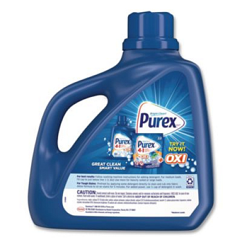 Purex Liquid Laundry Detergent, Mountain Breeze, 150 oz Bottle, 4/Carton (05016CT)