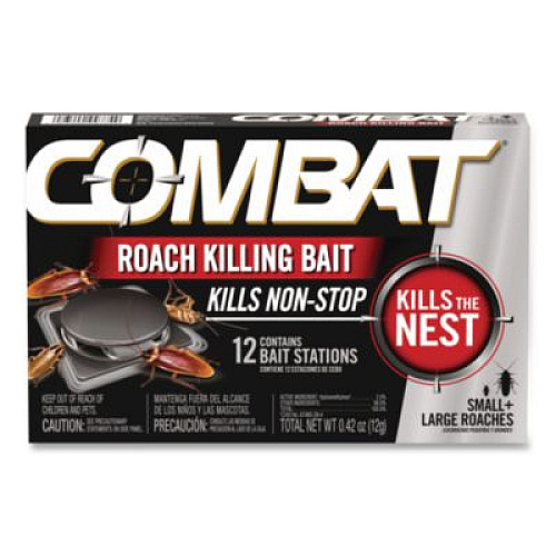 Combat Roach Bait Insecticide, 0.42 oz, 12/Pack, 10 Packs/Carton (05701)