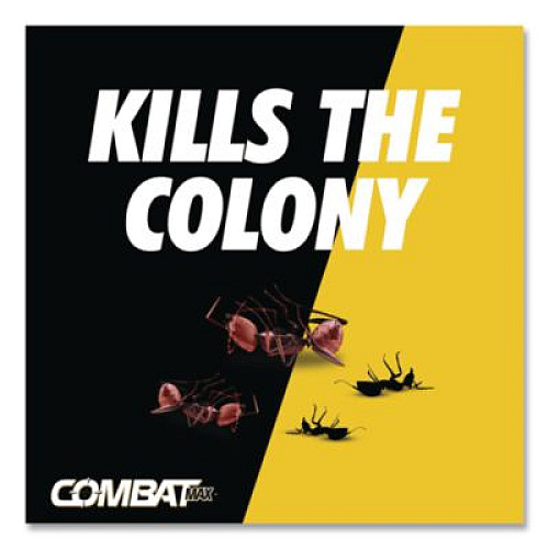 Combat Max 2-in-1 Ant Bait, 0.84 oz, 4 Bait Stations (07172EA)
