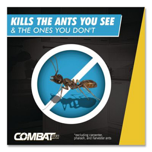 Combat Max 2-in-1 Ant Bait, 0.84 oz, 4 Bait Stations (07172EA)