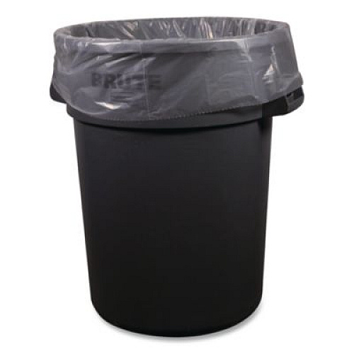 Heritage Linear Low-Density Can Liners, 33 gal, 1.5 mil, 34 x 44, Clear, 100/Carton (L6844ACER1)