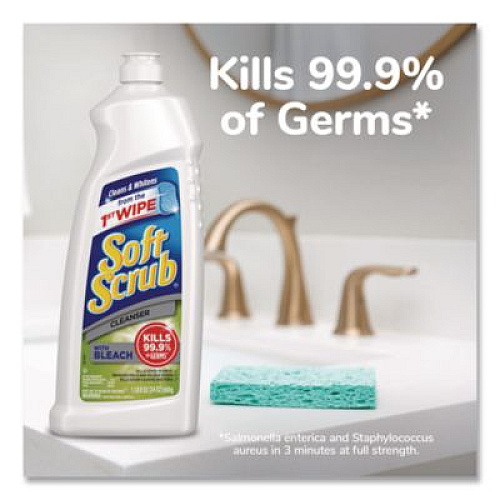 Soft Scrub Cleanser with Bleach Commercial, 36 oz Bottle (15519EA)