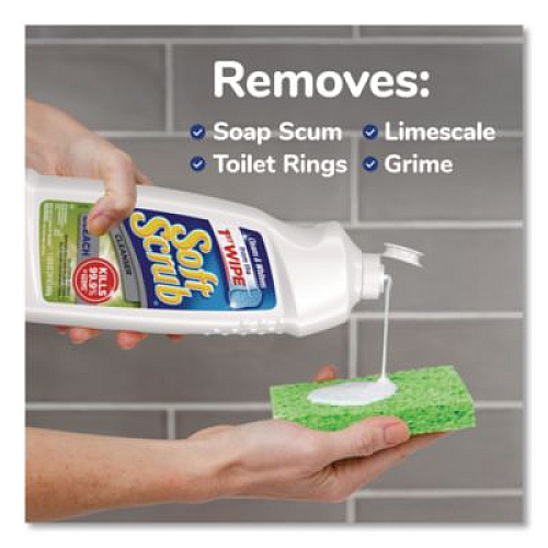 Soft Scrub Cleanser with Bleach Commercial, 36 oz Bottle (15519EA)