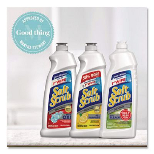 Soft Scrub Cleanser with Bleach Commercial, 36 oz Bottle (15519EA)