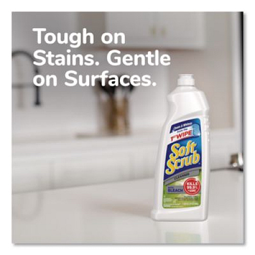 Soft Scrub Cleanser with Bleach Commercial, 36 oz Bottle (15519EA)